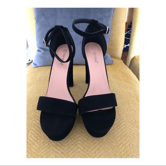 Black Suede Heels - Picture 5 of 7